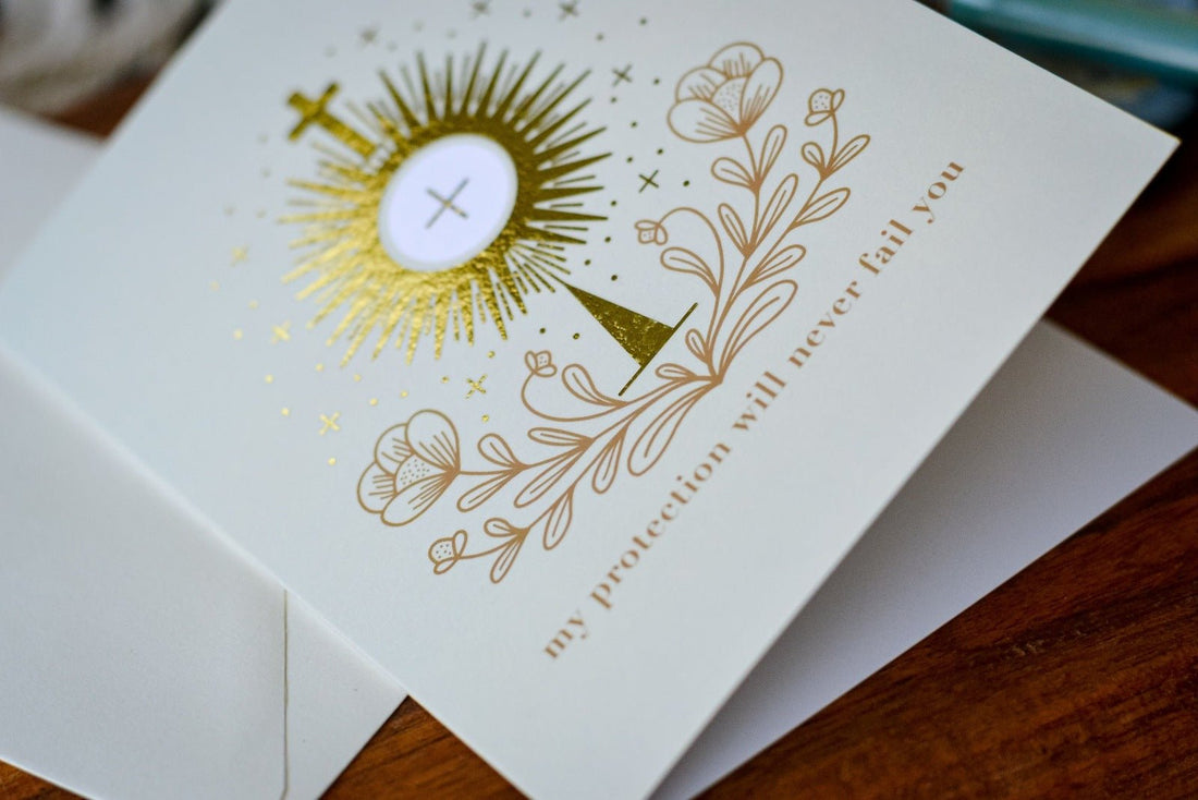 St. Clare of Assisi Greeting Card - Little Way Design Co.