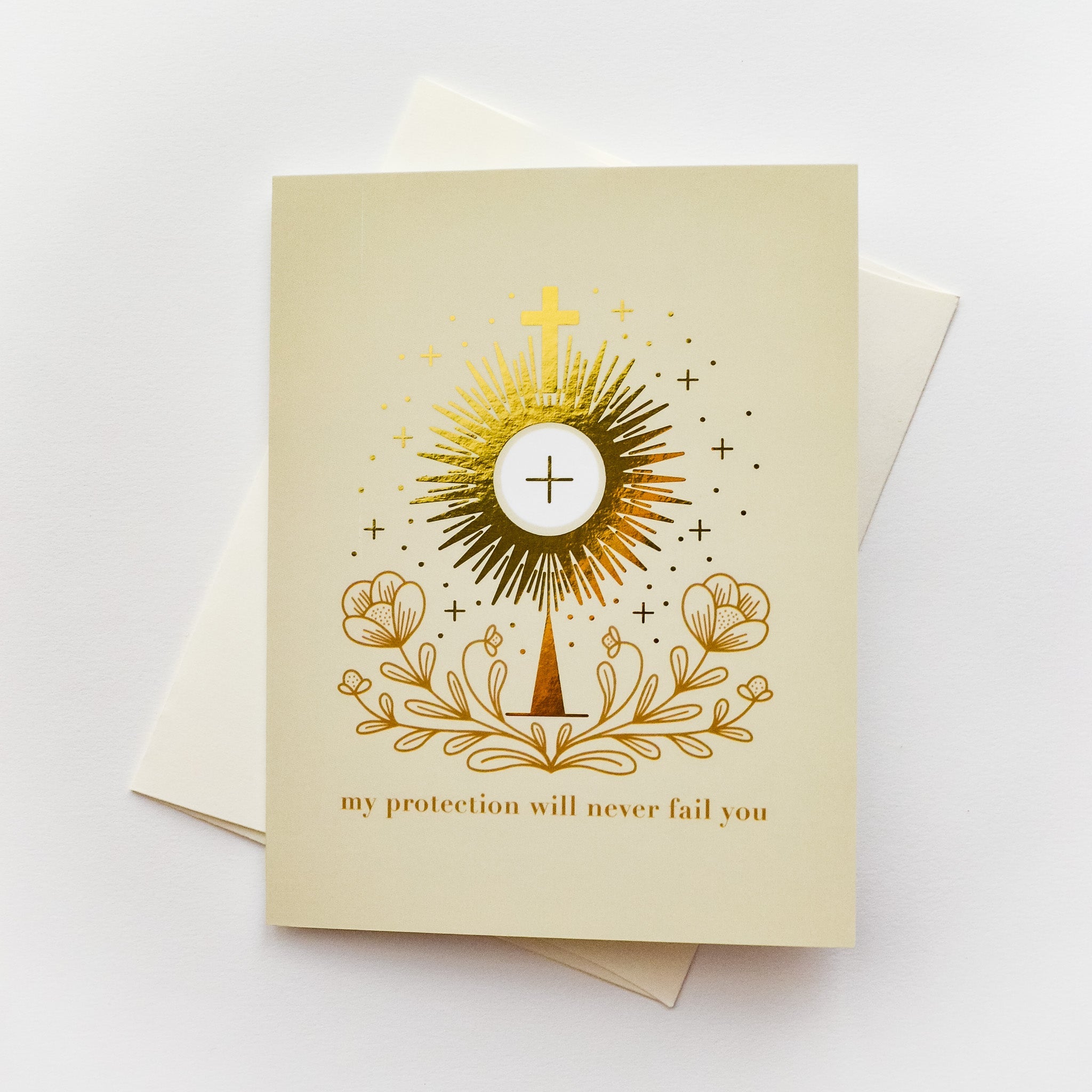 St. Clare of Assisi Greeting Card - Little Way Design Co.