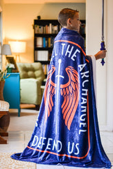 St. Michael Blanket - Little Way Design Co.