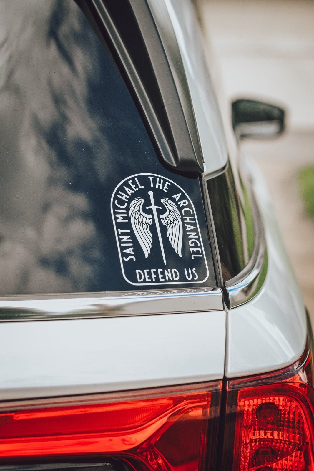 St. Michael Catholic Car Decal - Little Way Design Co.