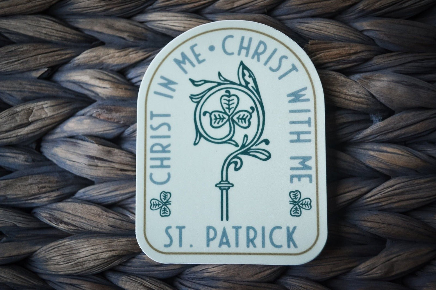 St. Patrick Catholic Sticker - Little Way Design Co.