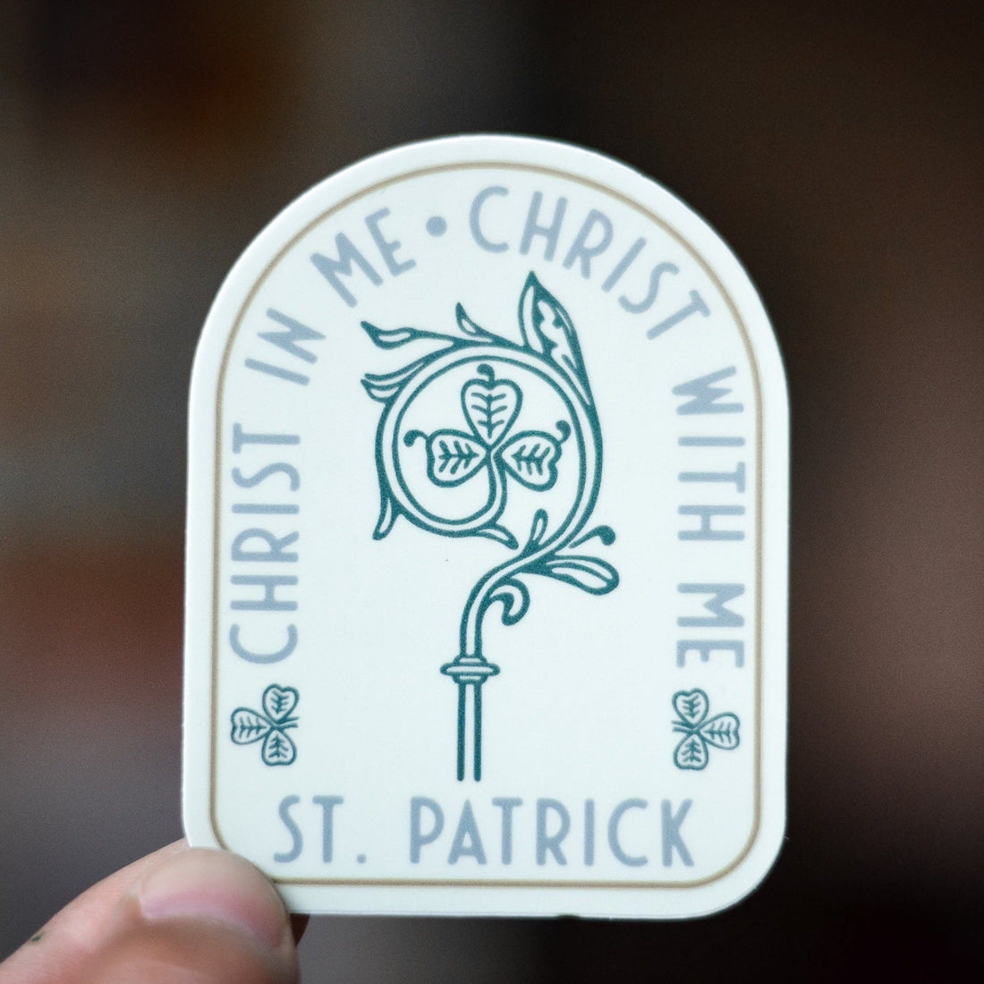 St. Patrick Catholic Sticker - Little Way Design Co.
