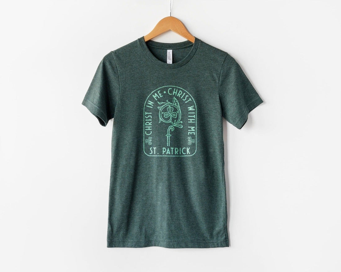 St. Patrick Catholic T-shirt - Little Way Design Co.