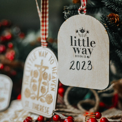 St. Thérèse 2023 Christmas Ornament - Little Way Design Co.