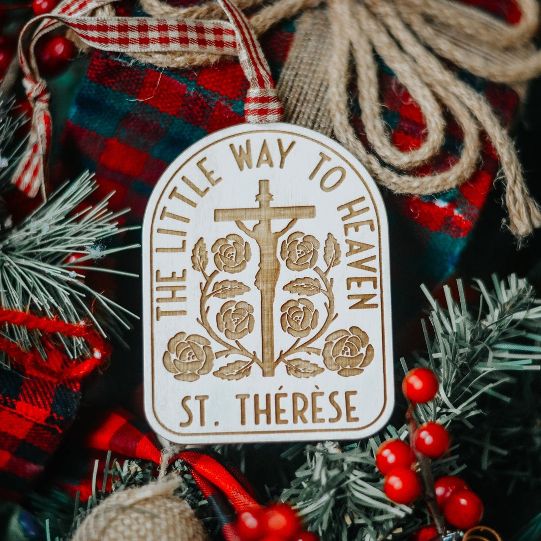St. Thérèse 2023 Christmas Ornament - Little Way Design Co.