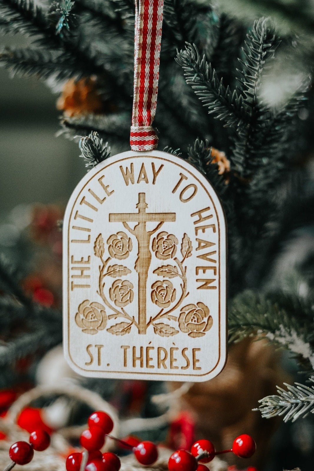 St. Thérèse 2023 Christmas Ornament - Little Way Design Co.