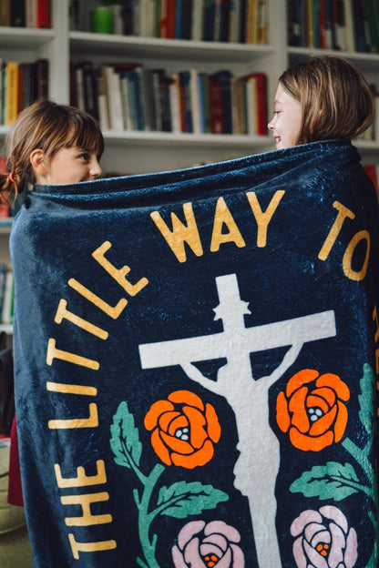 St. Thérèse Catholic Blanket - Little Way Design Co.