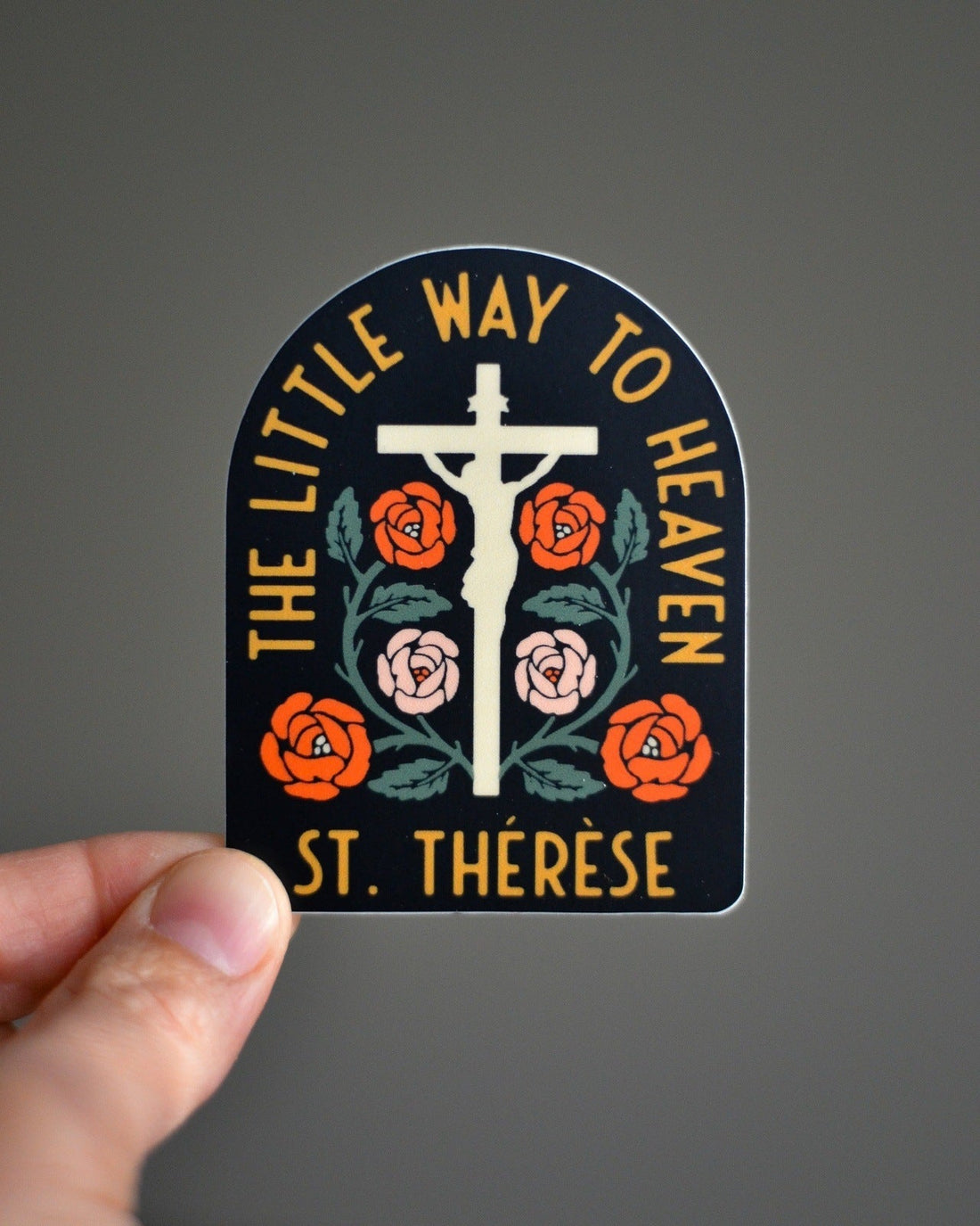 St. Thérèse Catholic Sticker - Little Way Design Co.