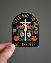 St. Thérèse Catholic Sticker - Little Way Design Co.