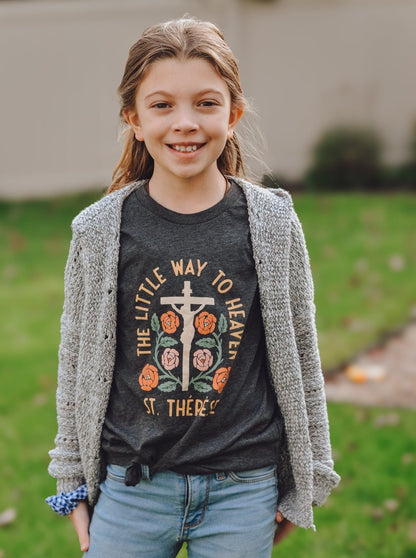 St. Thérèse Catholic Youth T-Shirt - Little Way Design Co.