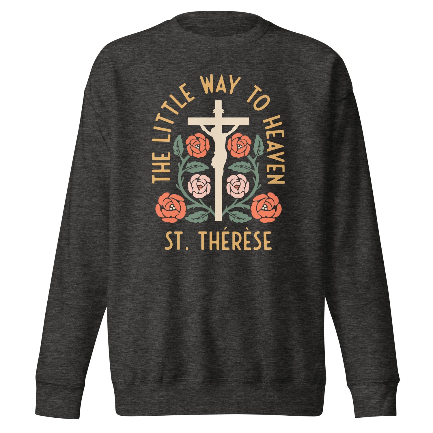 St. Thérèse Crewneck Sweatshirt - Little Way Design Co.