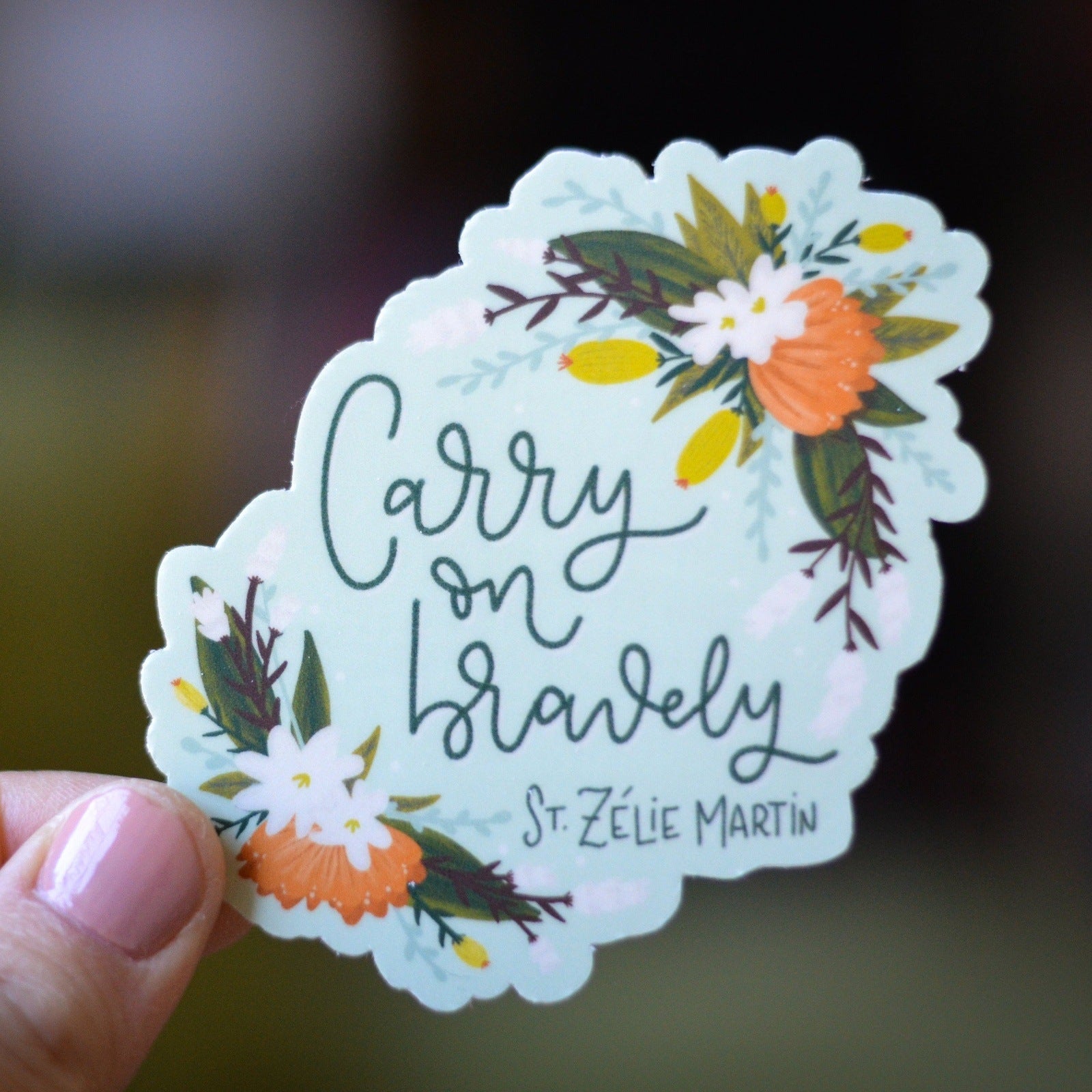 St. Zélie Martin Sticker - Little Way Design Co.