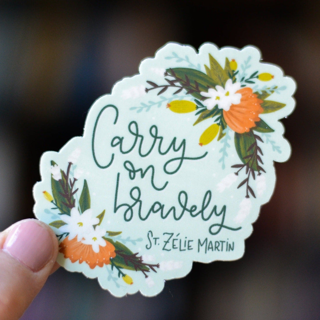 St. Zélie Martin Sticker - Little Way Design Co.