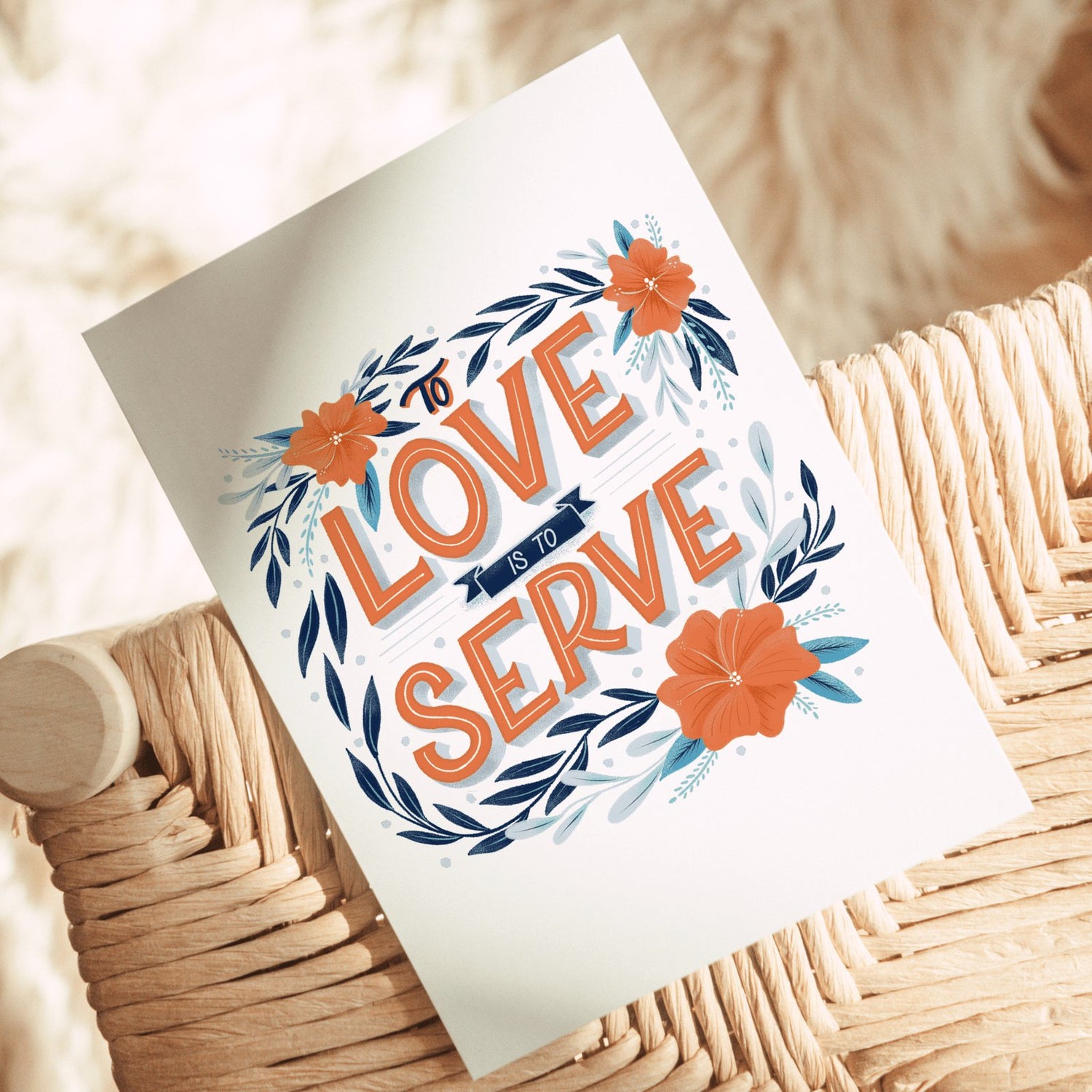 To Love is To Serve Printable - Little Way Design Co.
