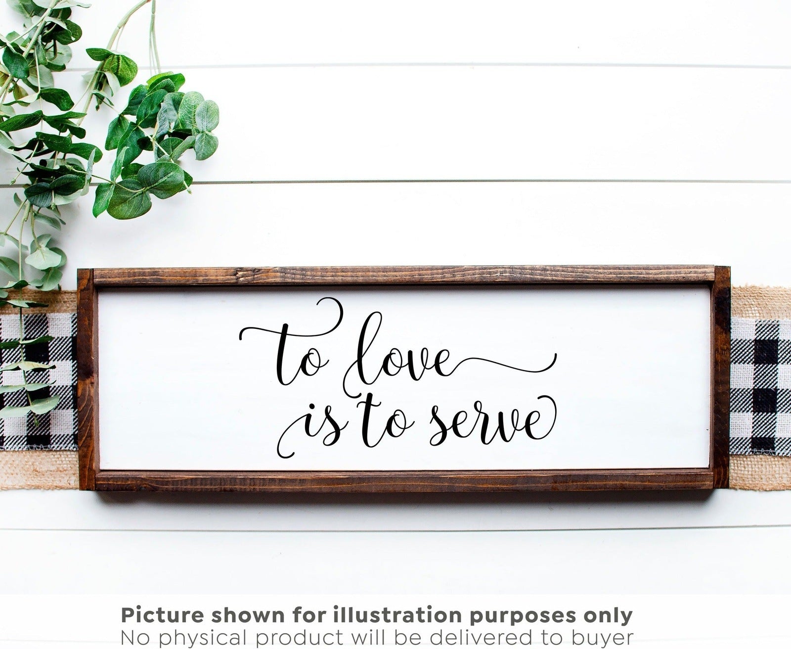 To Love is To Serve SVG - Little Way Design Co.